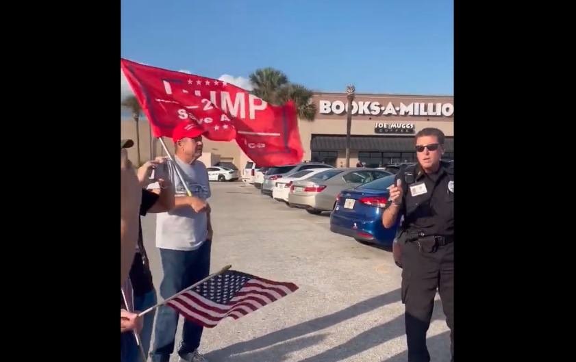 Trump supporters kicked out of DeSantis event