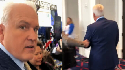 Matt Schlapp Dodges Reporter at CPAC