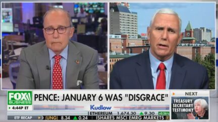 Mike Pence and Larry Kudlow