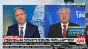 Jake Tapper, James Comer Throw Down Over Alvin Bragg
