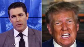 WATCH Newsmax Anchor Confronts Trump On Criticism He's 'Stoking The Fires' With Rally In Waco
