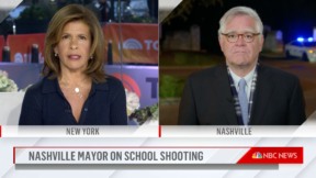 Nashville Mayor John Cooper on Today with Hoda Kotb.