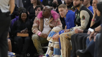E-40 at Warriors game