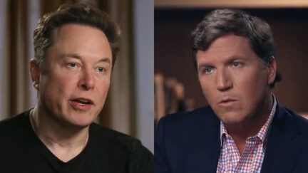 Elon Musk and Tucker Carlson