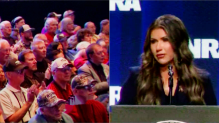 Gun Opponents Point and Laugh As Kristi Noem Denies ‘NRA Is Only Made Up Of Old White Guys’ — Then C-SPAN Shows Crowd Shot (mediaite.com)