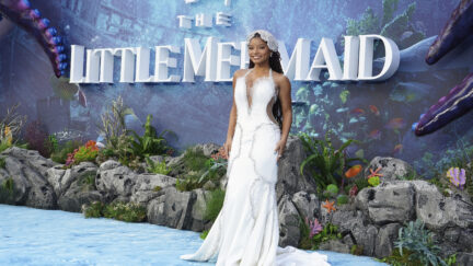 Halle Bailey at UK premiere of The Little Mermaid