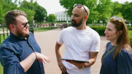 CNN's Donie O'Sullivan Shows RNC's Fake Anti-Biden AI Ad To Tourists Outside White House To See If They Can Tell