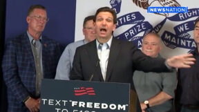 Ron DeSantis Bashes Trump at Presser