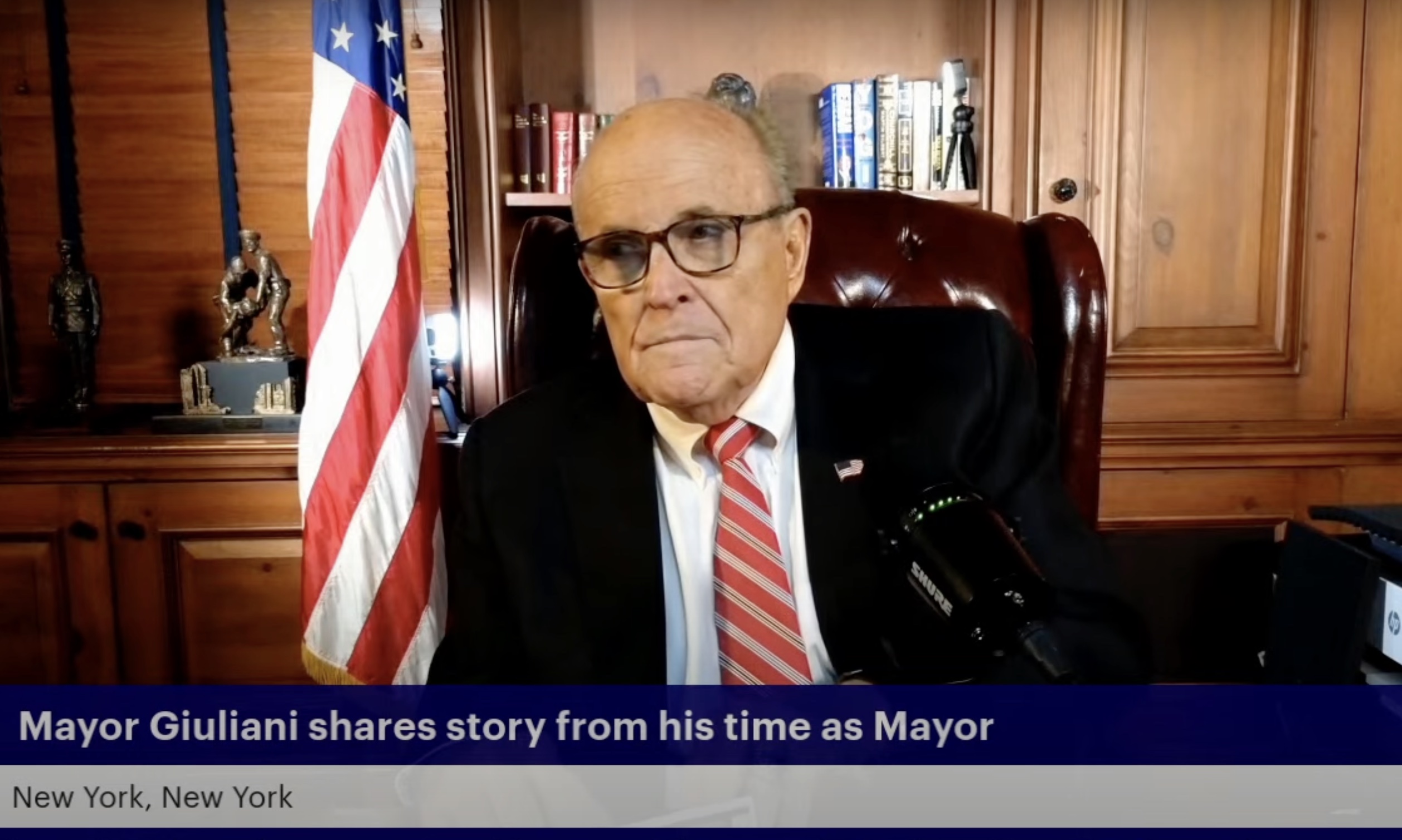 Rudy Giuliani hosts live show in wake of sexual abuse allegations