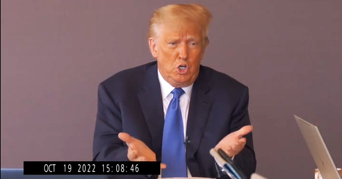 Donald Trump Deposition in E Jean Carroll Rape Trial