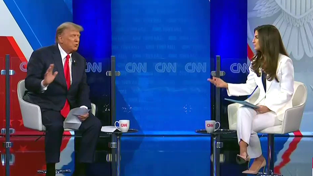 WATCH The Stunning Moment Kaitlan Collins Protests As Trump Lies Right To Her Face About What She Just Said