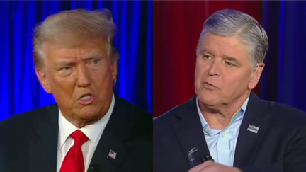 1 Sean Hannity Flat-Out Asks Trump At Fox Town Hall If He's On New Blockbuster Tape Talking About Classified Doc