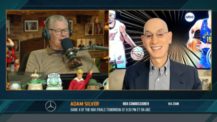 Dan Patrick and Adam Silver on the Dan Patrick Show