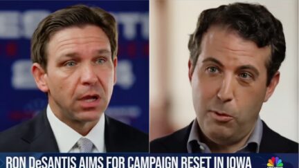 DeSantis Taken Aback When NBC Reporter Drops Cold Dose Of Reality — 'You're Down By 30 Points' To Trump