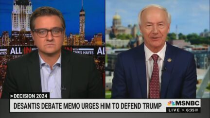 Chris Hayes with Asa