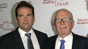Lachlan and Rupert Murdoch