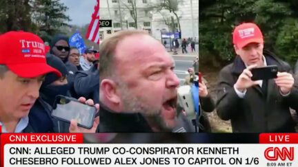 Ken Chesebro Alex Jones at Capitol on Jan 6