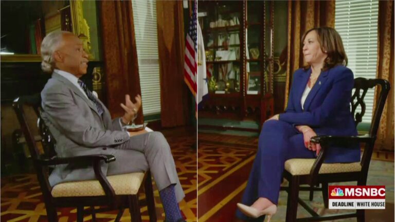 Sharpton Asks VP Kamala Harris About Being Targeted By Some