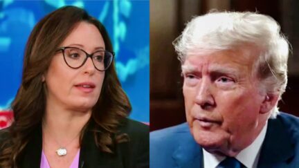 Maggie Haberman Donald Trump split image