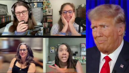 Mary Trump Danielle Moodie Donald Trump split image