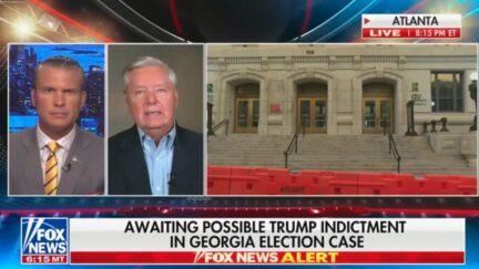 Pete Hegseth and Lindsey Graham