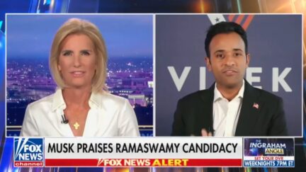 Ramaswamy Says He’d Run the Government Like Elon Musk Runs Twitter: ‘A Good Example Of What I Want To Do’ (mediaite.com)