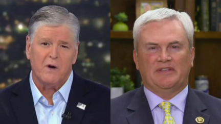Sean Hannity James Comer split image