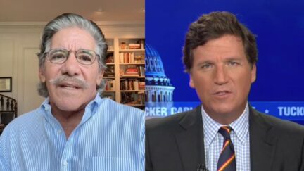 Geraldo Rivera and Tucker Carlson