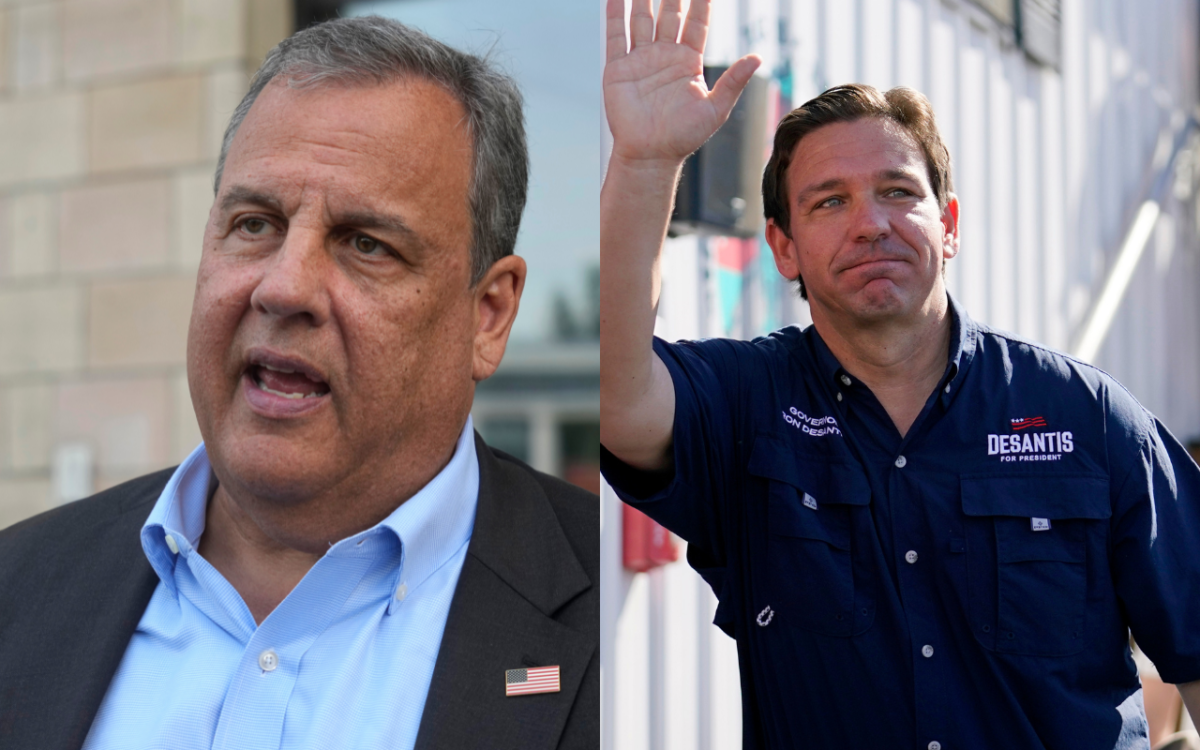 Chris Christie and Ron DeSantis
