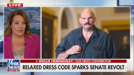 Mollie Hemingway and John Fetterman