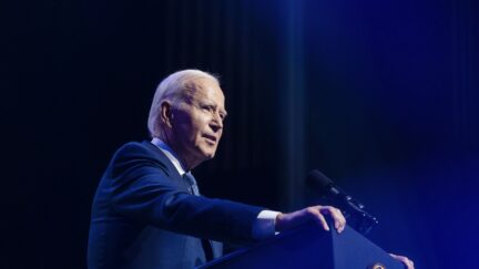 President Joe Biden delivers remarks on democracy and honoring the legacy of the late Sen. John McCain at the Tempe Center for the Arts, Thursday, Sept. 28, 2023, in Tempe, Ariz.