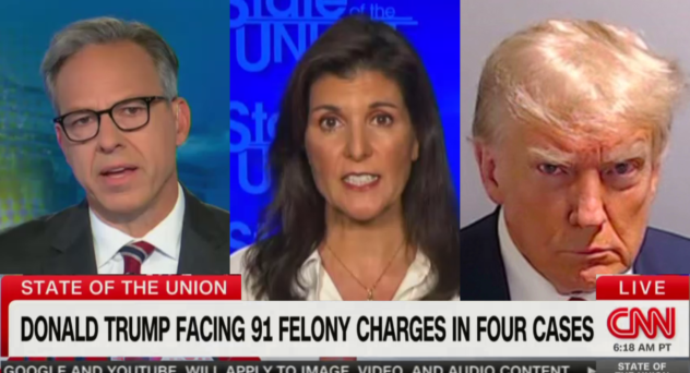 CNN’s Jake Tapper Flat-Out Asks How GOP Can Be Credible on Law and Order When Trump ‘Faces 91 Felony Counts?’ (mediaite.com)