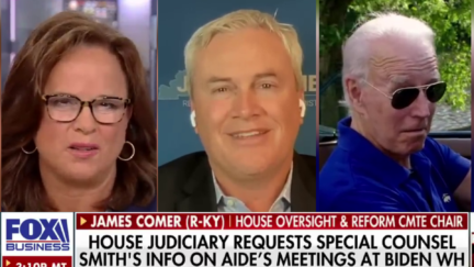 Elizabeth MacDonald James Comer Joe Biden Fox Business composite