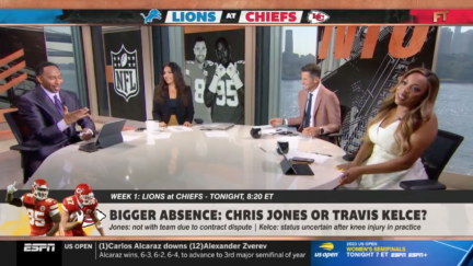 Stephen A. Smith talks about his hands on First Take