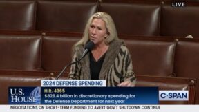 Marjorie Taylor Greene on House floor