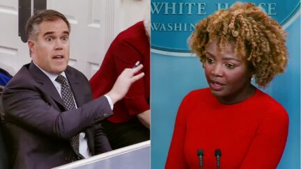 'MAGA Extremist' NBC Reporter Throws Biden's Past Slams of New Pro-Trump Speaker In Jean-Pierre's Face at Briefing