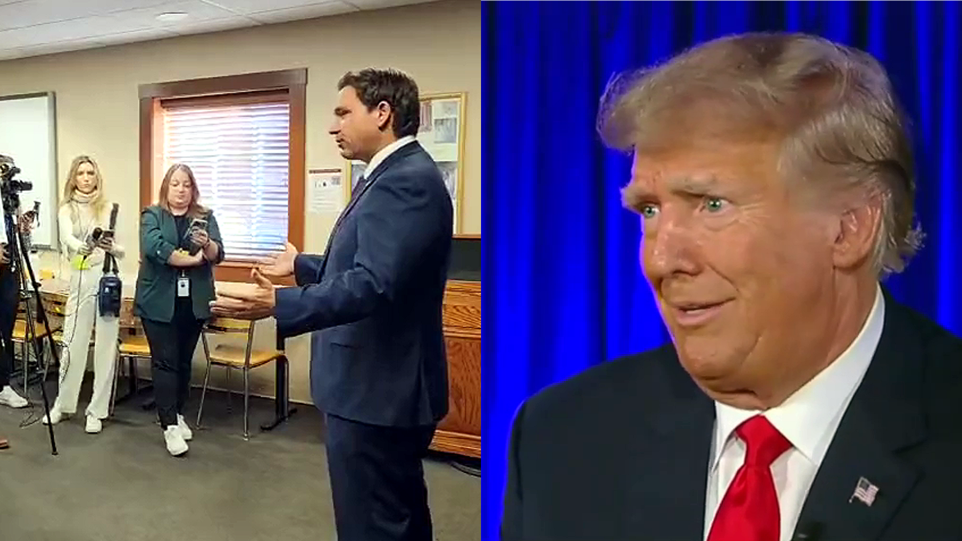 'Sad To See!' Trump Gets Flayed By Rival DeSantis Over Gaffes 'Every Time He Gets Off Teleprompter'