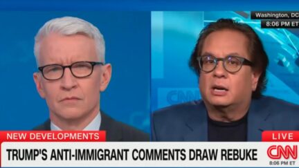 Anderson Cooper and George Conway