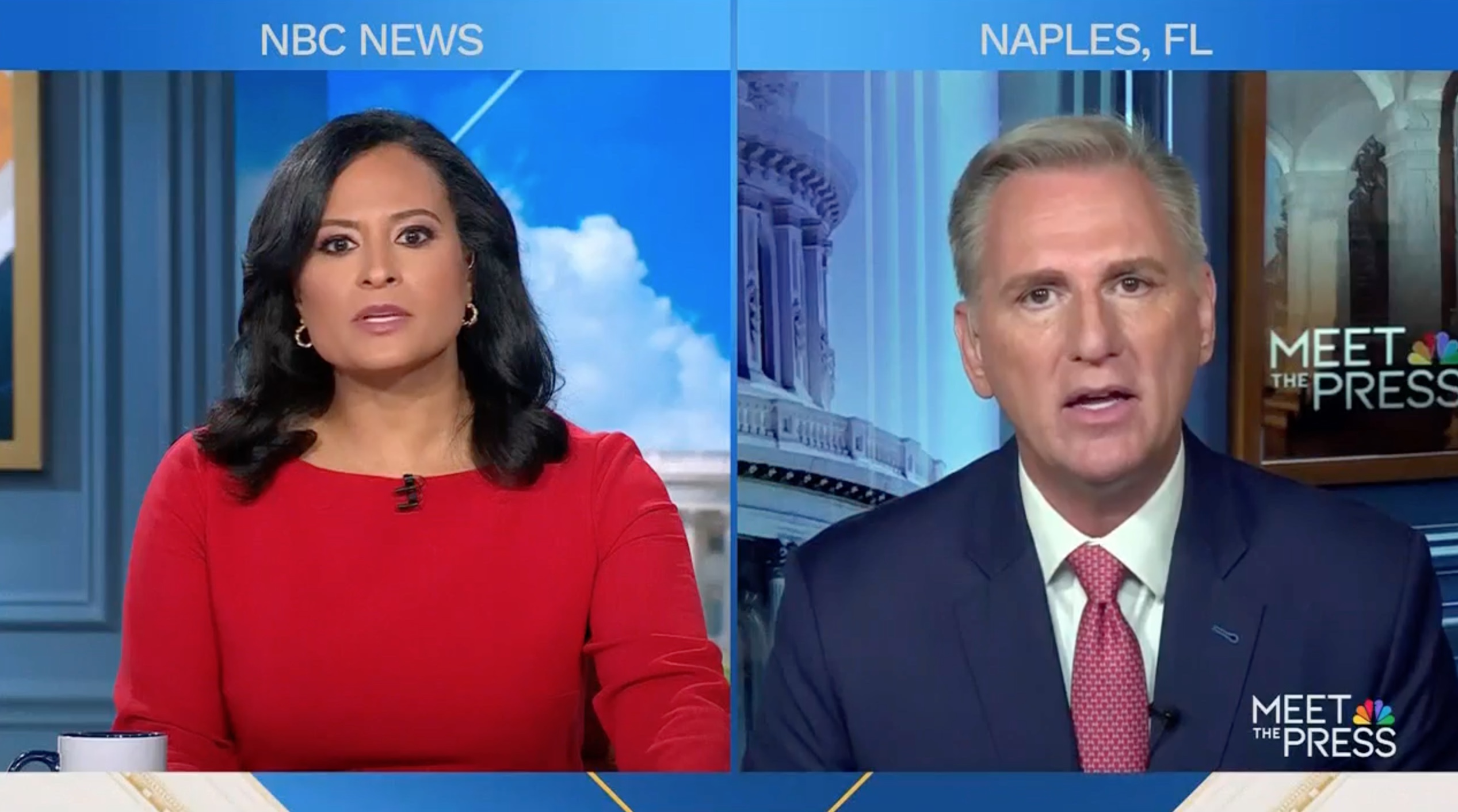Kevin McCarthy Dodges Hard When Kristen Welker Asks if He's a 'MAGA Republican'