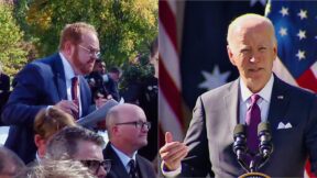 'You Want To Make A Speech' Biden Cracks Wise With Reporter Pushing For More at Joint Press Conference