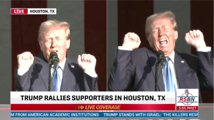 ‘Bad Things Are Happening! Mom I’m Sorry!’ Trump Does Bizarre Skit At Rally In Rant Against Trans Athletes (mediaite.com)