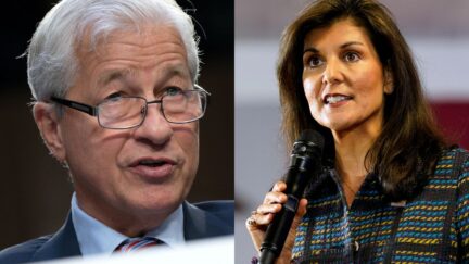 Jamie Dimon and Nikki Haley