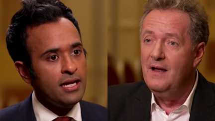 Vivek Ramaswamy and Piers Morgan