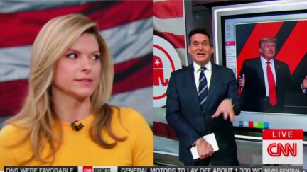 CNN Anchors Crack Up Laughing Over Trump Rival's Song Choice At Rally