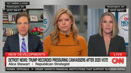 Matt Lewis, Kate Bolduan, and Alice Stewart