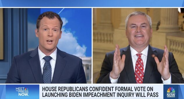 📺 James Comer Lashes Out at NBC News Host For Confronting Him on His Nonsense Biden Loans Claims: ‘You’re Financially Illiterate!’ (mediaite.com)
