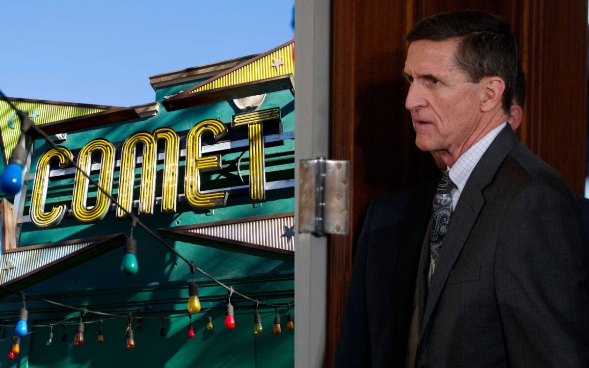Comet Pizza and Mike Flynn