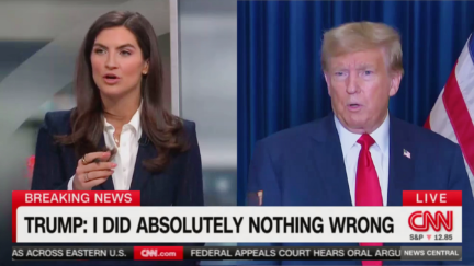 CNN's Kaitlan Collins Busts In On Trump Appeal Presser To Fact-Check Him Mid-Rant