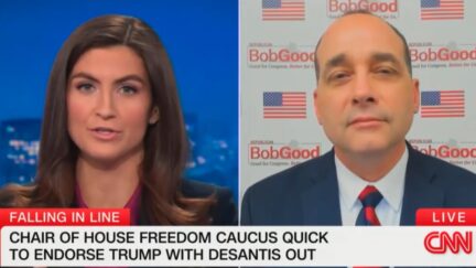 Kaitlan Collins and Bob Good