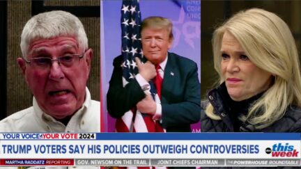 Trump Fan Tells ABC Anchor He Became 'Diehard' Supporter Because Trump 'Hugged The American Flag'